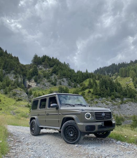 1x Felge night 9x20 mit Anfahrschutzring für Mercedes G-Klasse W463 W463A Twin Monotube AT1