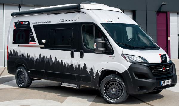 Loder 255/55 R18 Twin Monotube AT1 Felge in terra für Jumper 5x118 Komplettrad