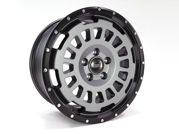 Loder 255/55 R18 Twin Monotube AT1 Felge in stone für Jumper 5x130 Komplettrad