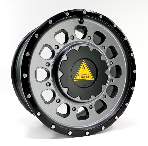 Twin Monotube AT3 Felgen Full Cover Cap für T7 Multivan California mit Anfahrschutzring