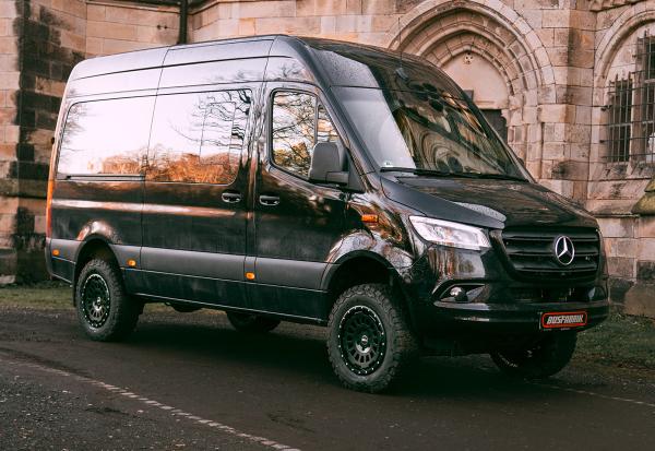 Twin Monotube AT1 Felgen Satz für Sprinter 906 18 Zoll 8,5x18 ET47 schwarz