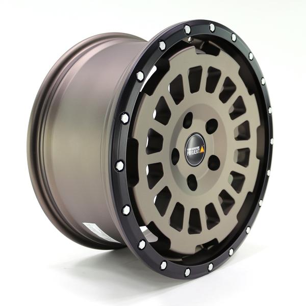 Twin Monotube AT1 Felge in terra für T7 Multivan California mit Anfahrschutz