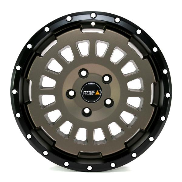 Loder 255/55 R18 Twin Monotube AT1 Felge in terra für Jumper 5x130 Komplettrad