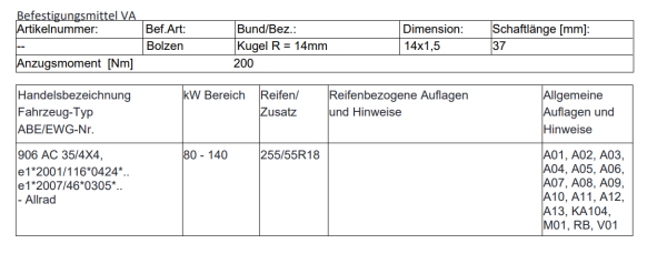 Loder AT1 TMP Monobloc Komplettrad für Crafter 2E 2F mit 255/55 18 Zoll Twin Monotube