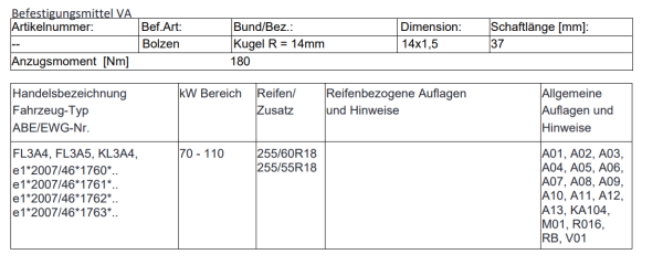 Loder AT1 TMP Monobloc Komplettrad für Crafter 2E 2F mit 255/55 18 Zoll Twin Monotube