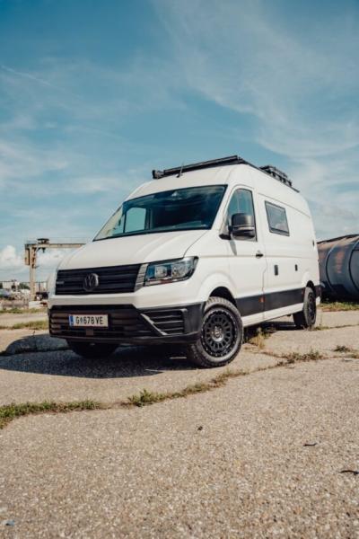 für Crafter RWD Twin Monotube Höherlegungsfahrwerk Koni Dämpfer Eibach Höherlegungsfedern