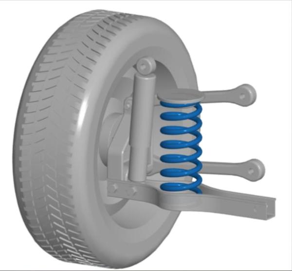 Für Nissan Qashqai III J12 2WD MAD verstärkte Federn Höherlegungsfedern 20mm HA