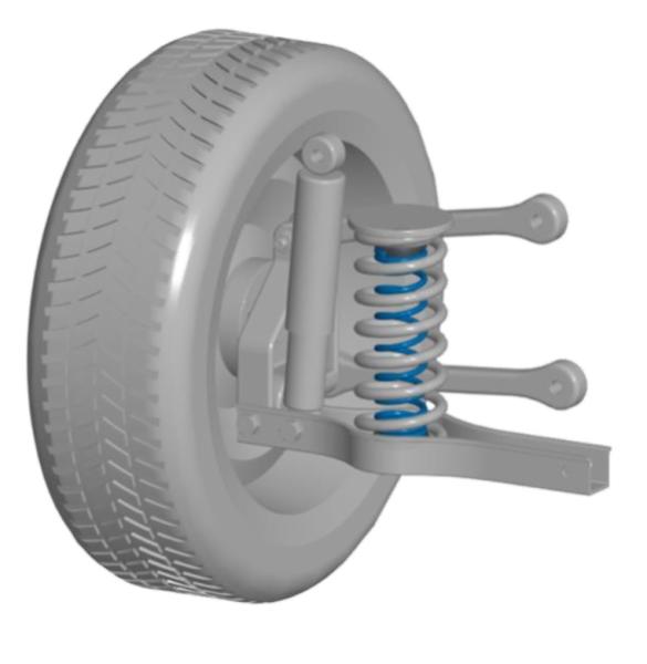 Für Qashqai III J12 4WD Höherlegung 20mm Verstärkung Serienfeder HA HV-314435