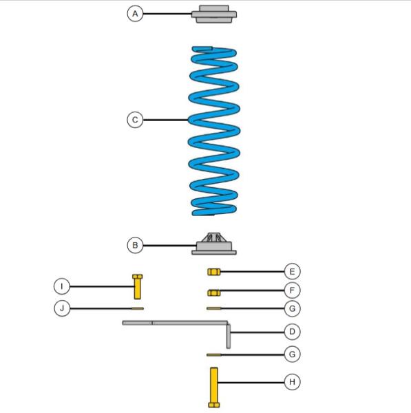 für SsangYong Grand Musso MAD Heavy Duty Zusatzfedern Höherlegungsfedern Verstärkung HA