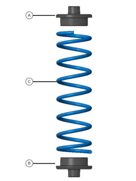 Ford Fiesta VII JHH MAD Zusatzfedern HA Verstärkung der Serienfeder HV-383515