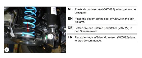 Für Ford Puma J2K MAD Zusatzfedern HA Verstärkung der Serienfeder HV-383515
