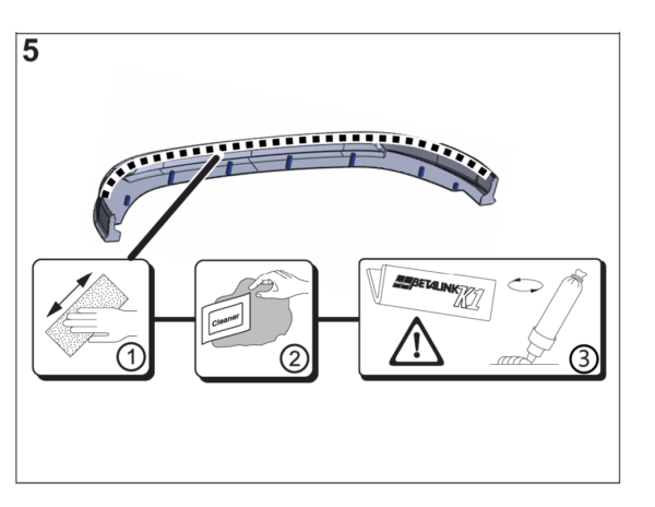 Irmscher Bodykit S Frontspoilerlippe Dachspoiler für Transit und Tourneo Custom