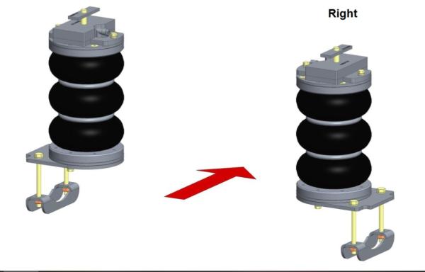 Für Amarok MAD Zusatzluftfeder Luftfeder 6 Zoll + Kompressor Luftfederung HA NR-197194-C