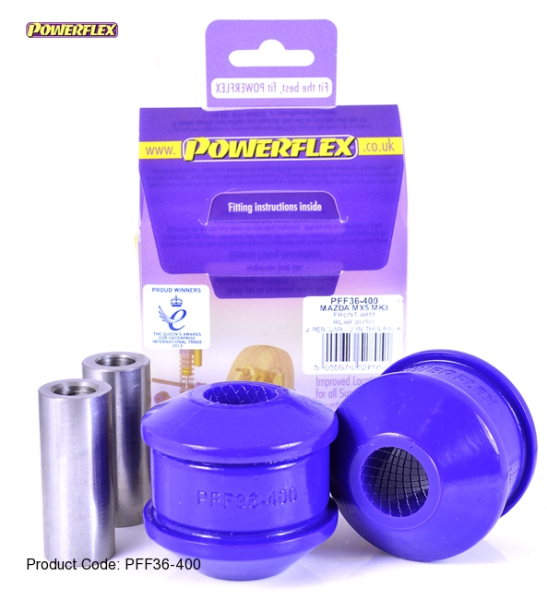 Powerflex PU Buchsen Mazda MX5 III NC unterer Querlenker Lager hinten