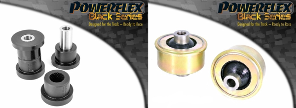 Powerflex PU Buchsen für Alfa Romeo MiTo Querlenker Set VA