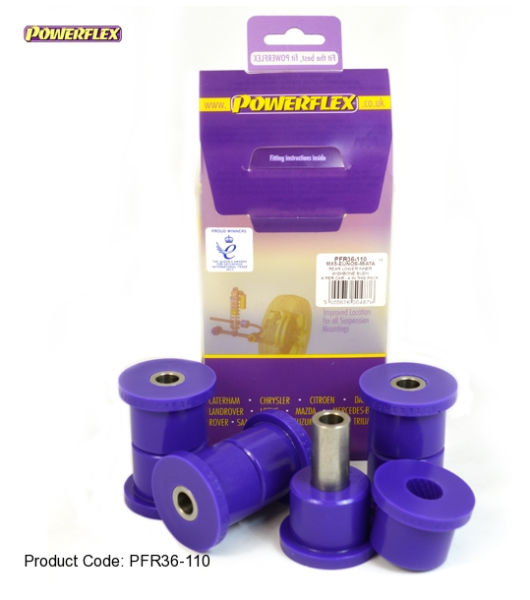 Powerflex PU Buchsen Mazda MX5 I+II unterer Querlenker Lager innen HA