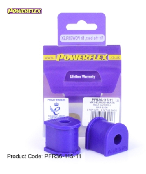 Powerflex PU Buchsen Mazda MX5 I + II Stabilisator Lager 11mm HA