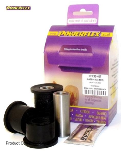 Powerflex PU Buchsen Mazda MX5 III NC hinterer unterer Querlenker HA