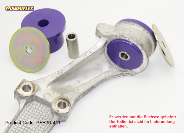 Powerflex PU Buchsen Mazda MX5 III NC Differential Träger / Halter HA