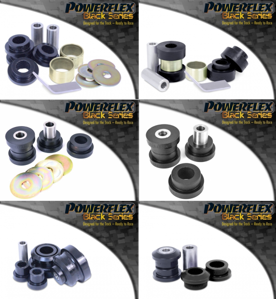Powerflex PU Buchse Querlenker / Schräglenker Lager HA Set VW Passat